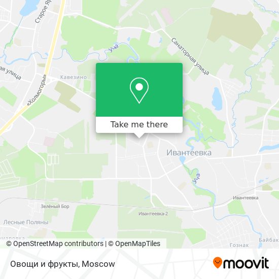 Овощи и фрукты map