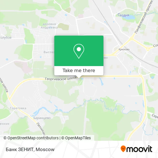 Банк ЗЕНИТ map