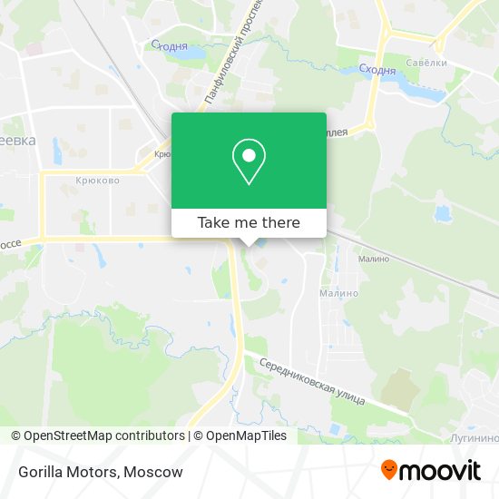 Gorilla Motors map