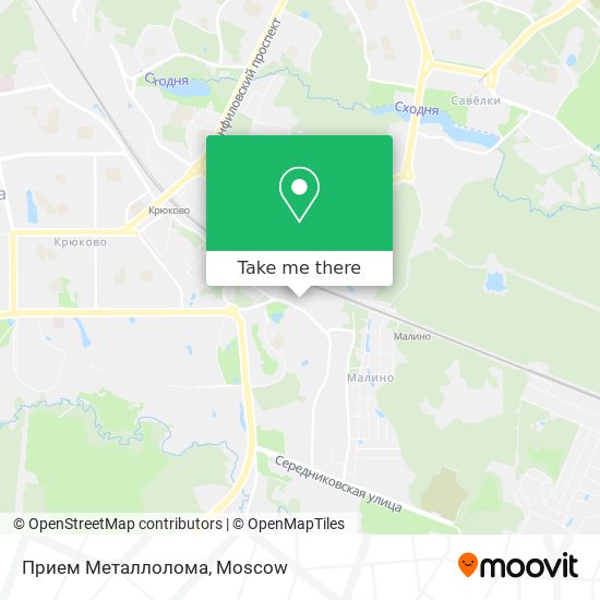 Прием Металлолома map