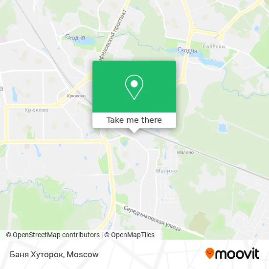 Баня Хуторок map