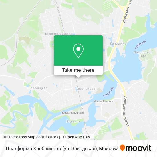 Платформа Хлебниково (ул. Заводская) map