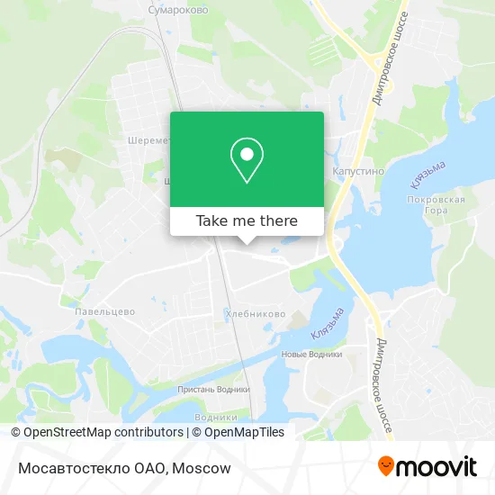 Мосавтостекло ОАО map