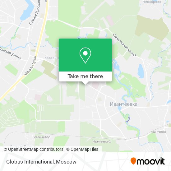 Globus International map