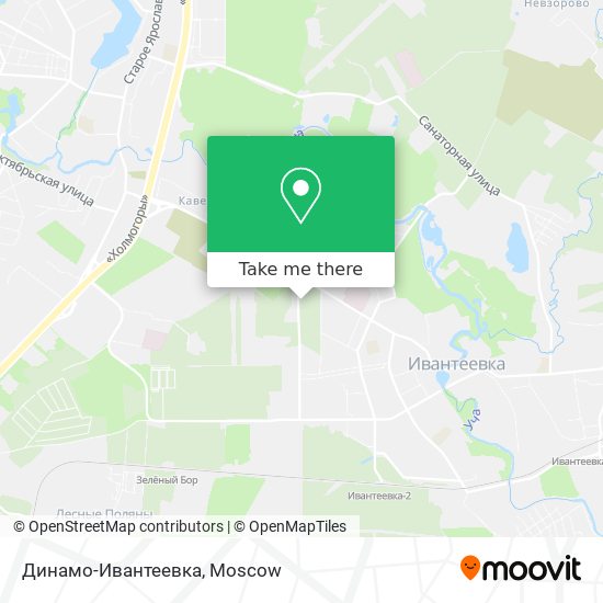 Динамо-Ивантеевка map