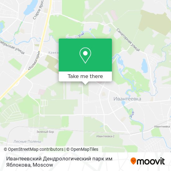 Ивантеевский Дендрологический парк им Яблокова map