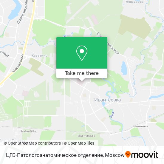 ЦГБ-Патологоанатомическое отделение map