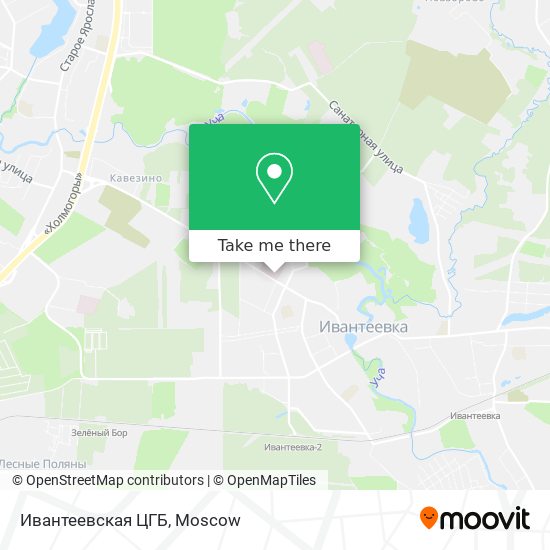 Ивантеевская ЦГБ map