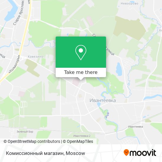 Комиссионный магазин map