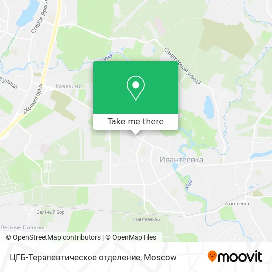 ЦГБ-Терапевтическое отделение map
