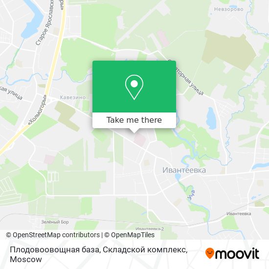 Плодовоовощная база, Складской комплекс map