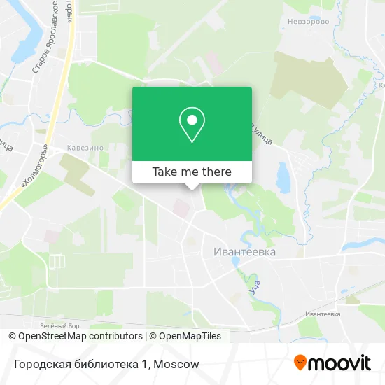 Городская библиотека 1 map