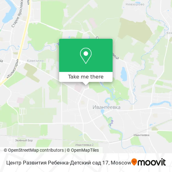 Центр Развития Ребенка-Детский сад 17 map