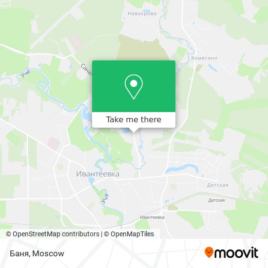 Баня map