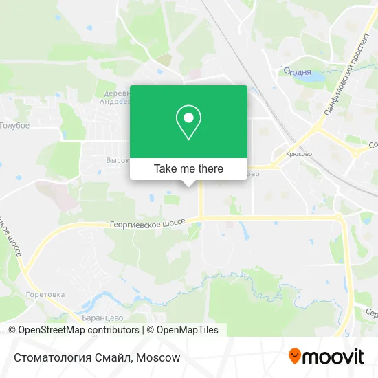 Стоматология Смайл map