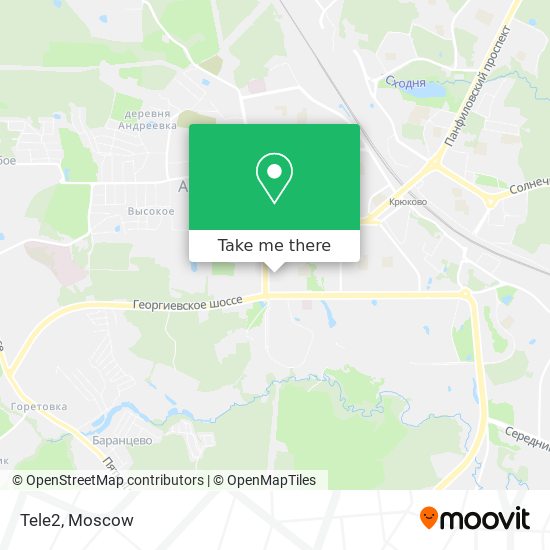 Tele2 map