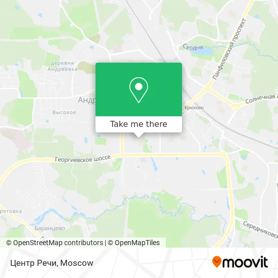 Центр Речи map