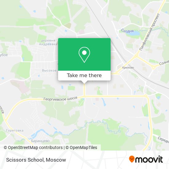 Scissors School map