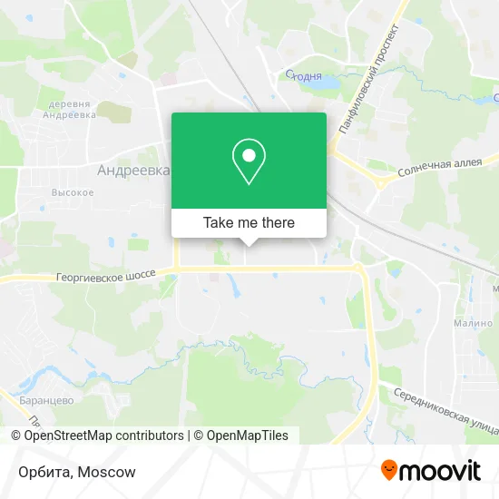 Орбита map