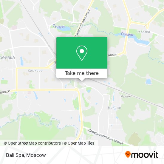 Bali Spa map