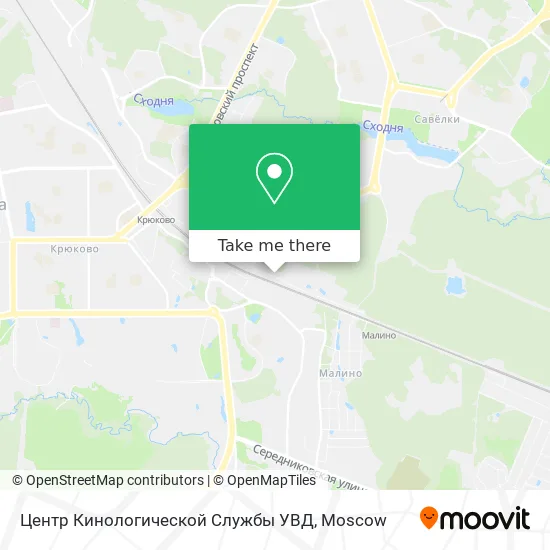 Центр Кинологической Службы УВД map