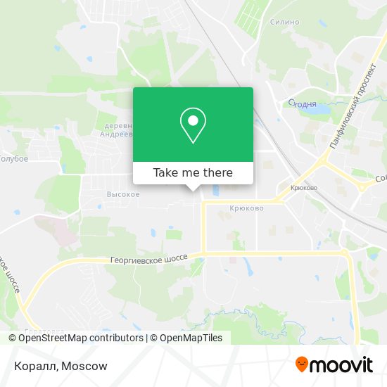 Коралл map