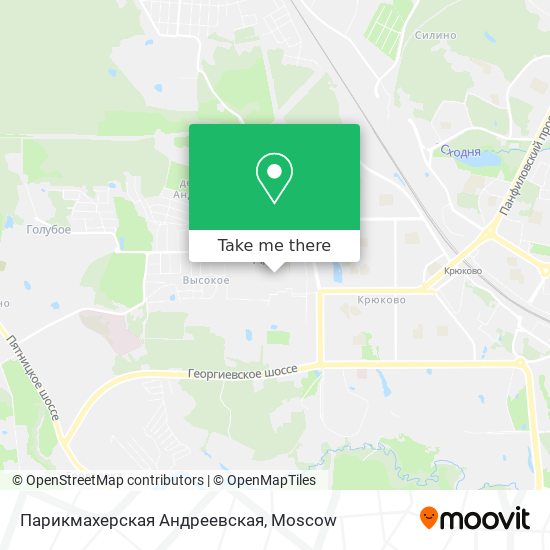 Парикмахерская Андреевская map