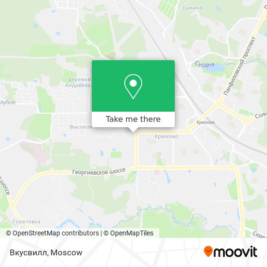 Вкусвилл map