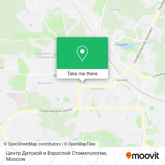 Центр Детской и Взрослой Стоматологии map
