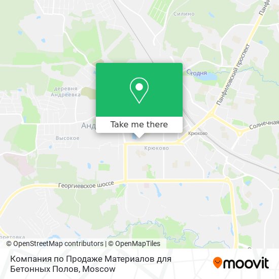 Компания по Продаже Материалов для Бетонных Полов map