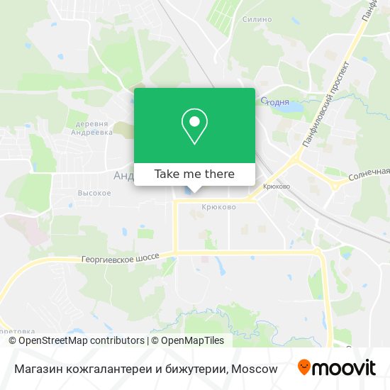 Магазин кожгалантереи и бижутерии map