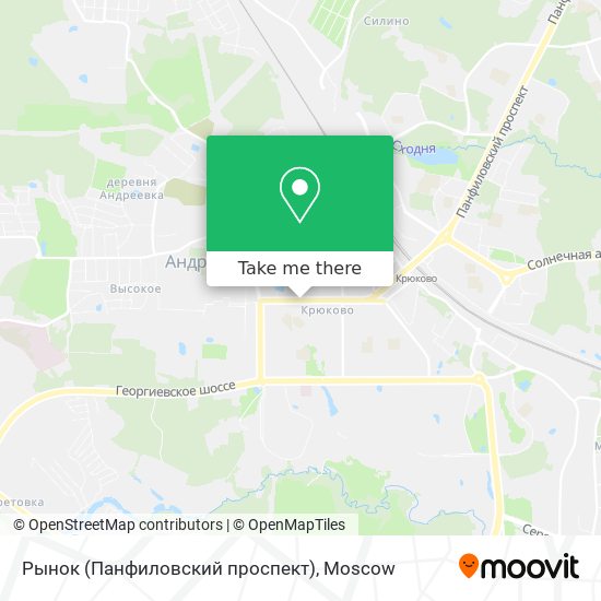 Рынок (Панфиловский проспект) map