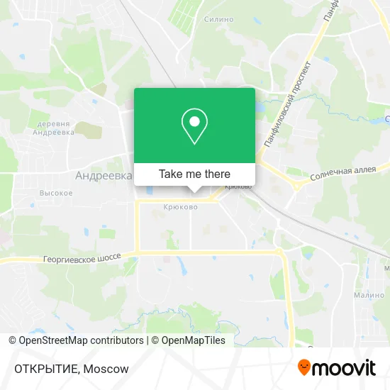 ОТКРЫТИЕ map
