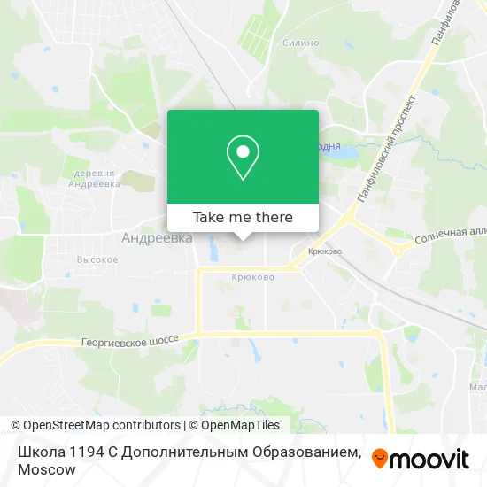 Школа 1194 С Дополнительным Образованием map