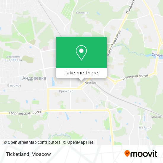 Ticketland map