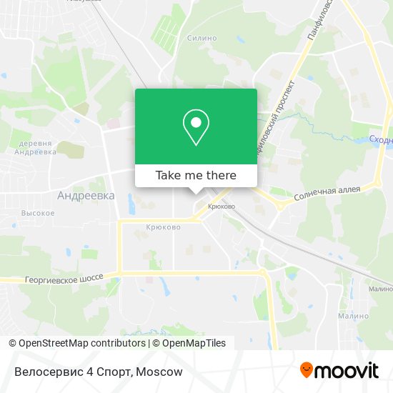 Велосервис 4 Спорт map