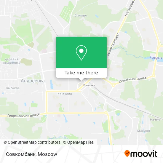 Совкомбанк map