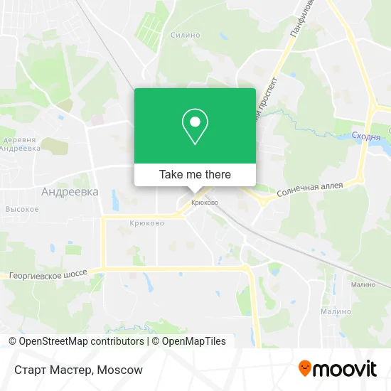 Старт Мастер map