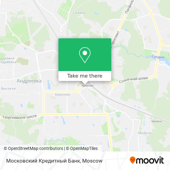 Московский Кредитный Банк map