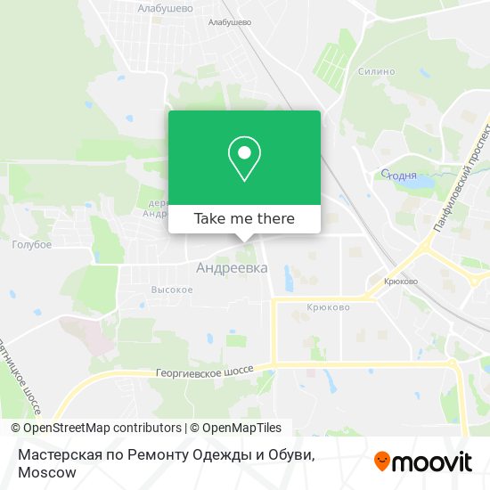 Мастерская по Ремонту Одежды и Обуви map