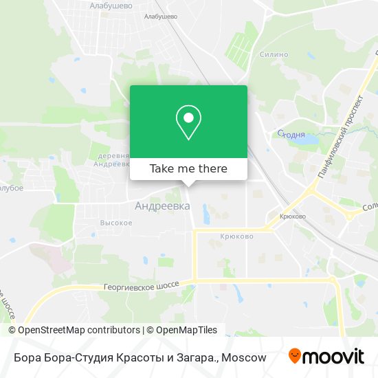 Бора Бора-Студия Красоты и Загара. map