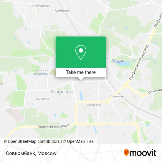 Совкомбанк map