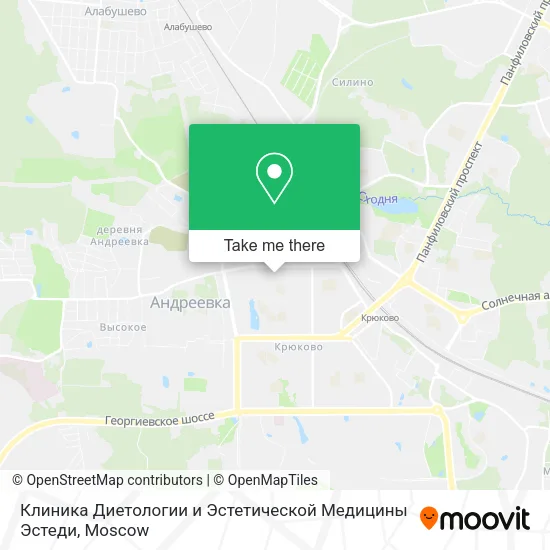 Клиника Диетологии и Эстетической Медицины Эстеди map