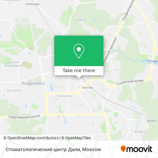 Стоматологический центр Дали map