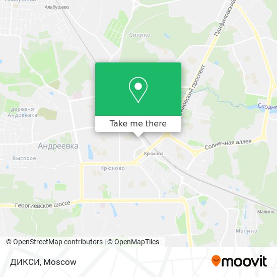 ДИКСИ map