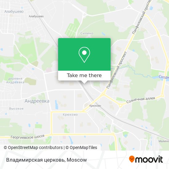 Владимирская церковь map