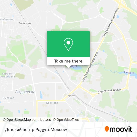 Детский центр Радуга map