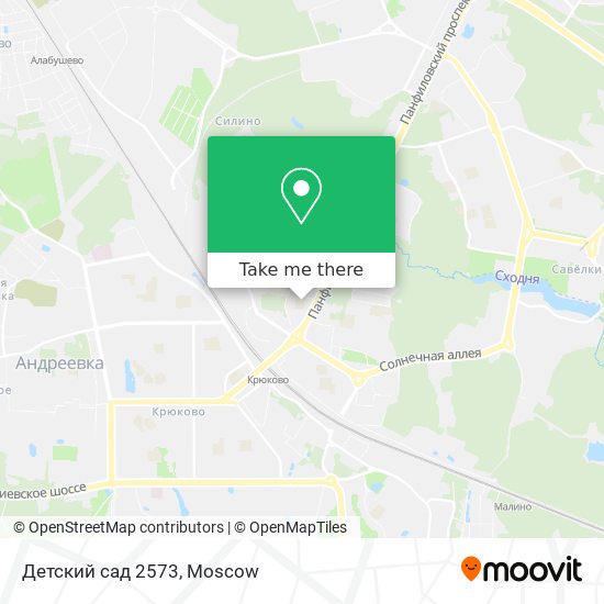 Детский сад 2573 map