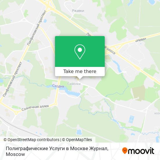 Полиграфические Услуги в Москве Журнал map