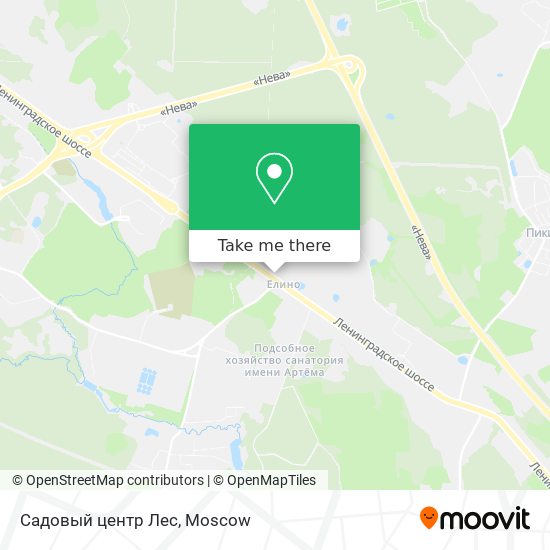 Садовый центр Лес map